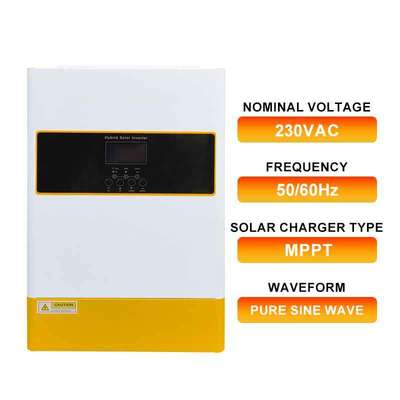 MPPT Pure Sine Wave 6.2kw 48V Hybrid Solar Inverter 6.2KVA 6200W Off Grid Single Phase for Residential Use