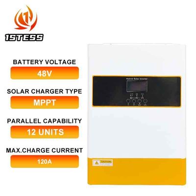 Wholesale 6.2KW Solar Hybrid Inverter on Grid Off Grid Hybrid Inverter 120A MPPT Pure Sine Wave 48V Hybrid Solar Inverter